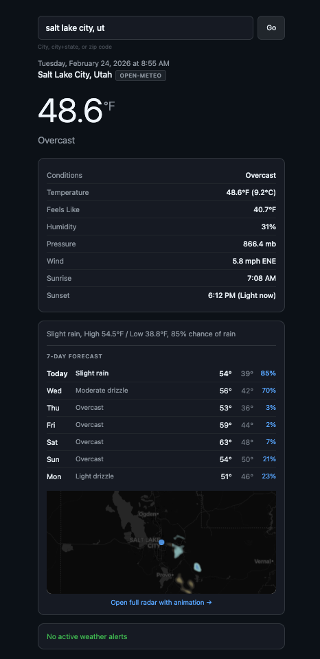 How RadWeather Got Built: Three People, Three Problems, One Weekend